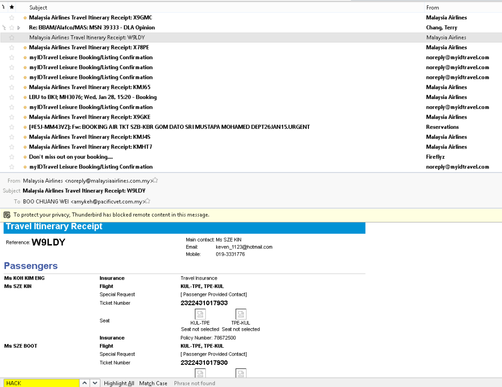 malaysian airlines website hacked